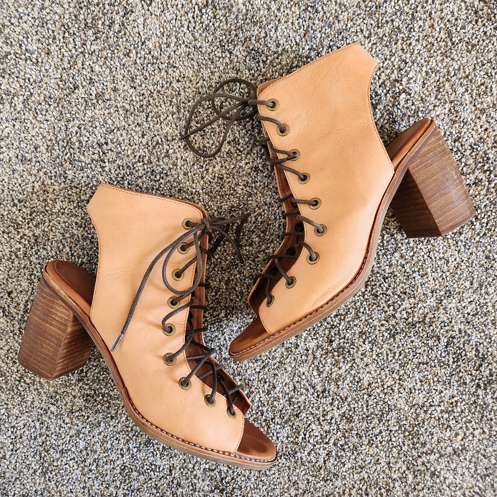 Jeffrey Campbell Free People Minimal Lace Up Heel
